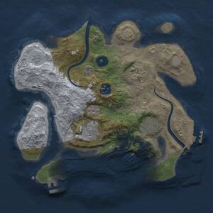 Thumbnail Rust Map: Procedural Map, Size: 2800, Seed: 888887425, 11 Monuments