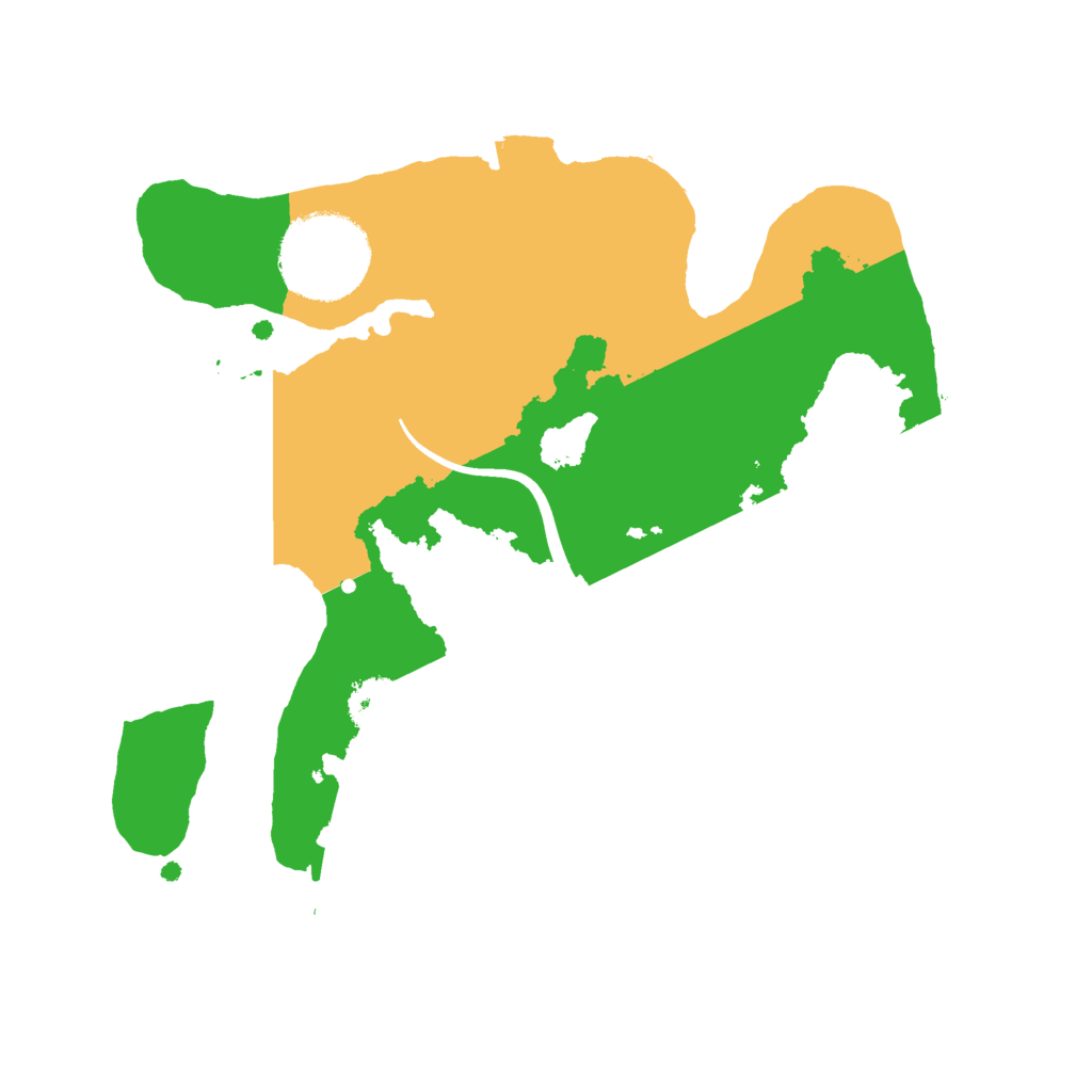 Biome Rust Map: Procedural Map, Size: 2200, Seed: 760639460