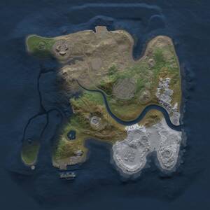Thumbnail Rust Map: Procedural Map, Size: 2200, Seed: 760639460, 6 Monuments