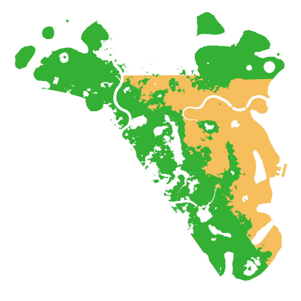 Biome Rust Map: Procedural Map, Size: 4600, Seed: 1682936581