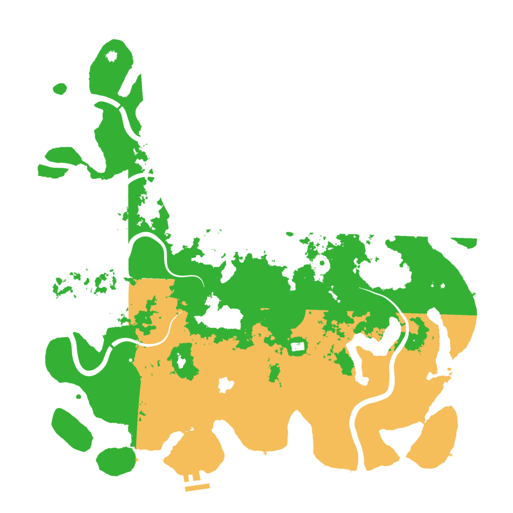 Biome Rust Map: Procedural Map, Size: 4200, Seed: 53090500