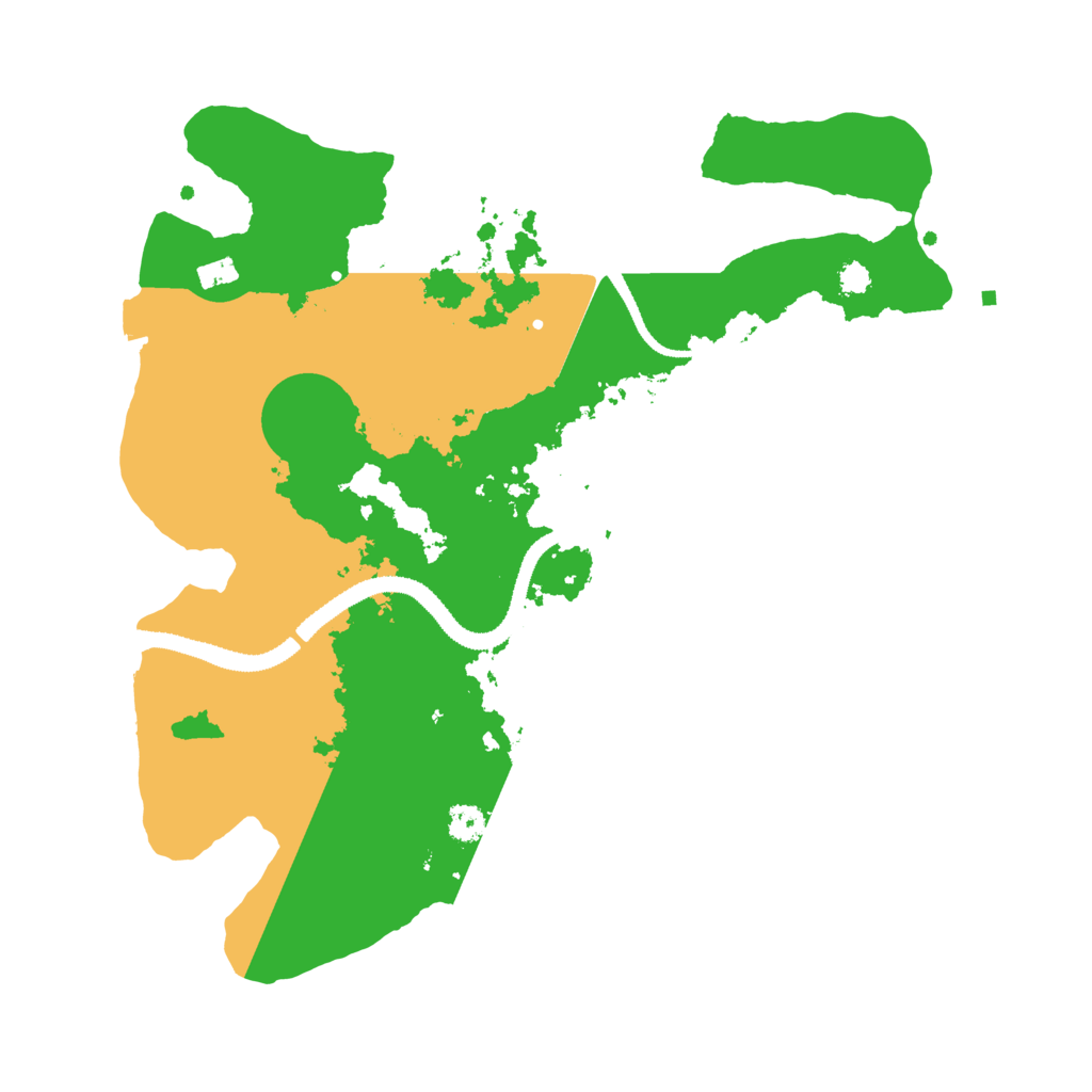Biome Rust Map: Procedural Map, Size: 3100, Seed: 1915485232