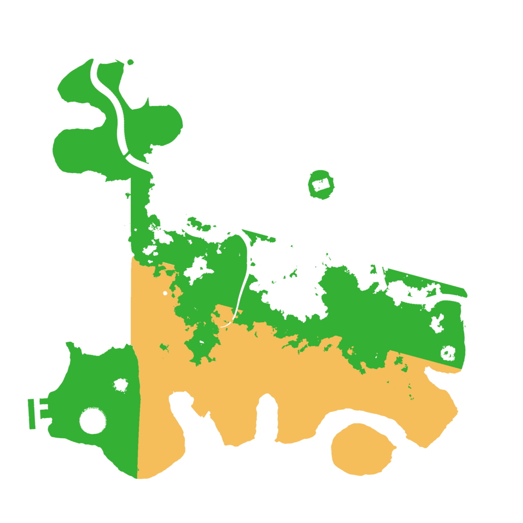 Biome Rust Map: Procedural Map, Size: 3500, Seed: 544652230