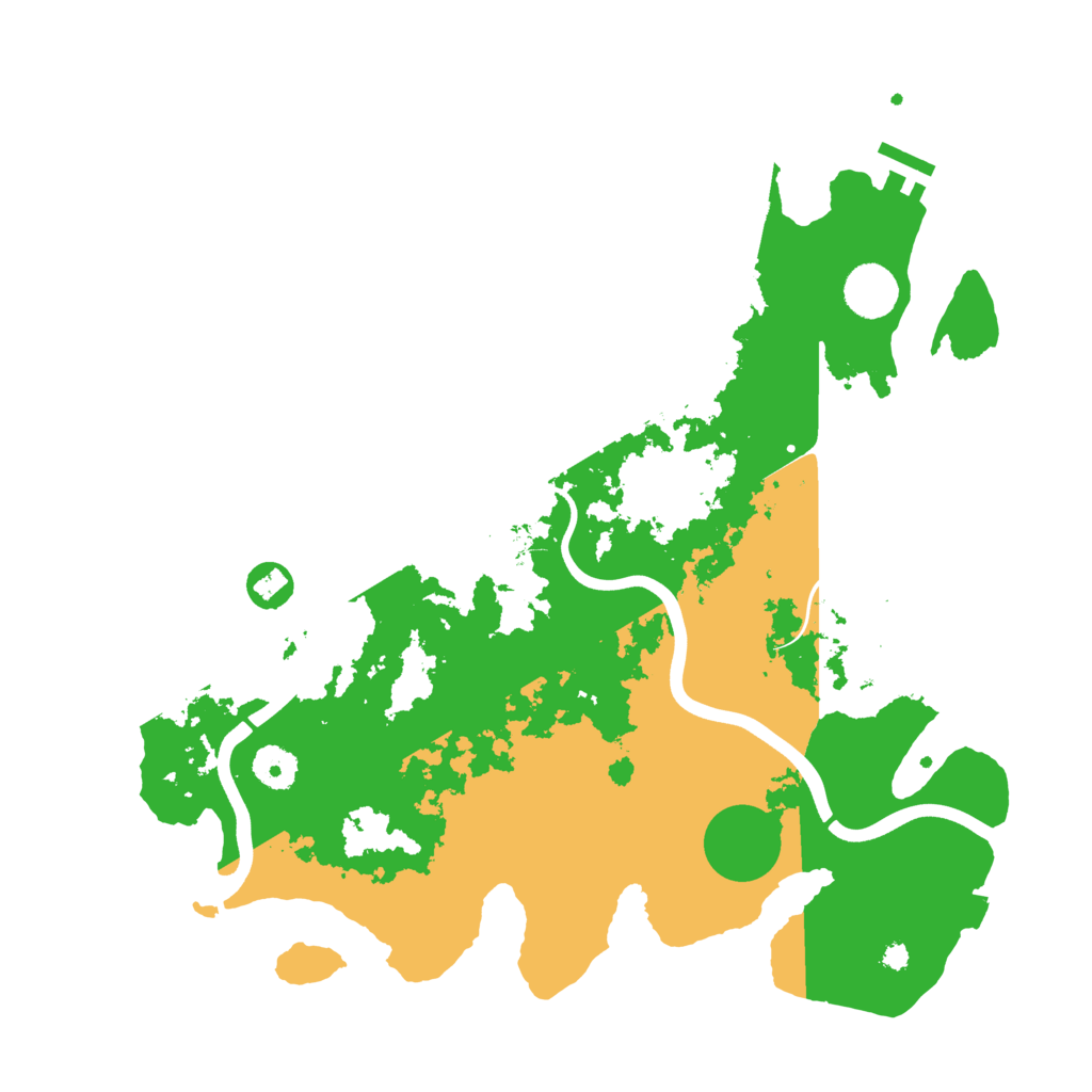 Biome Rust Map: Procedural Map, Size: 3750, Seed: 33110701