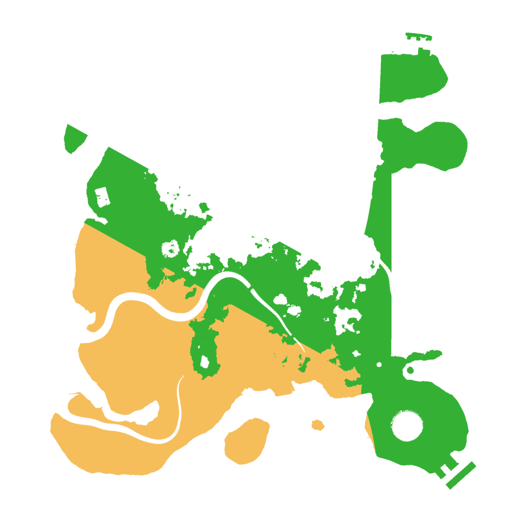 Biome Rust Map: Procedural Map, Size: 3000, Seed: 4063773