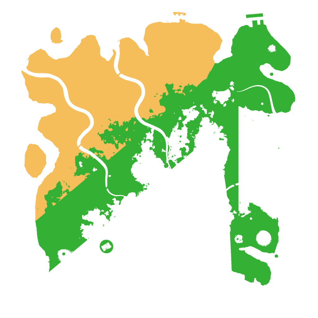 Biome Rust Map: Procedural Map, Size: 3800, Seed: 1761285604