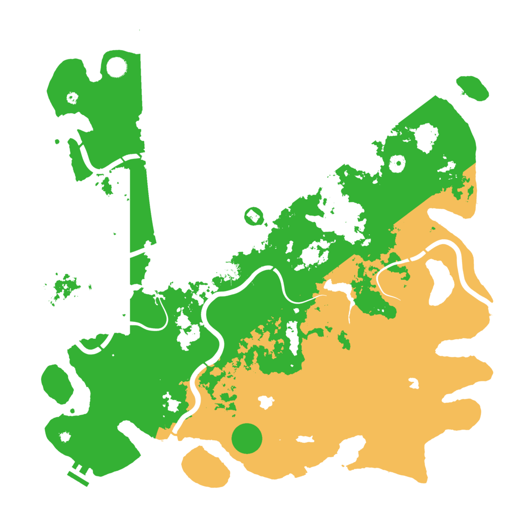 Biome Rust Map: Procedural Map, Size: 4500, Seed: 431238667
