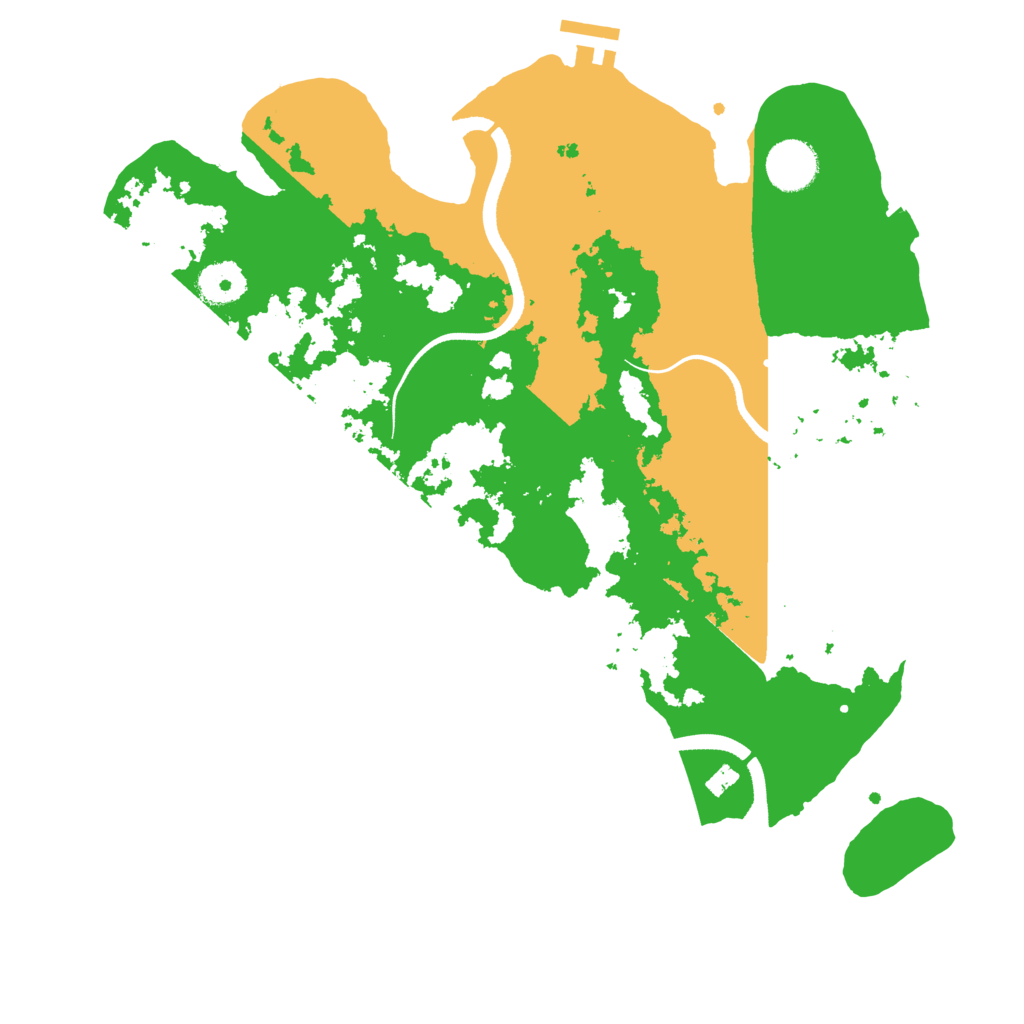 Biome Rust Map: Procedural Map, Size: 3500, Seed: 1764181491