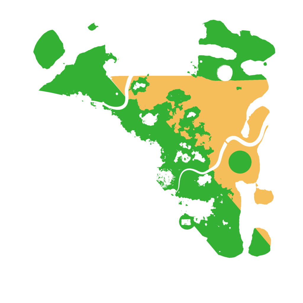 Biome Rust Map: Procedural Map, Size: 3500, Seed: 1219518231