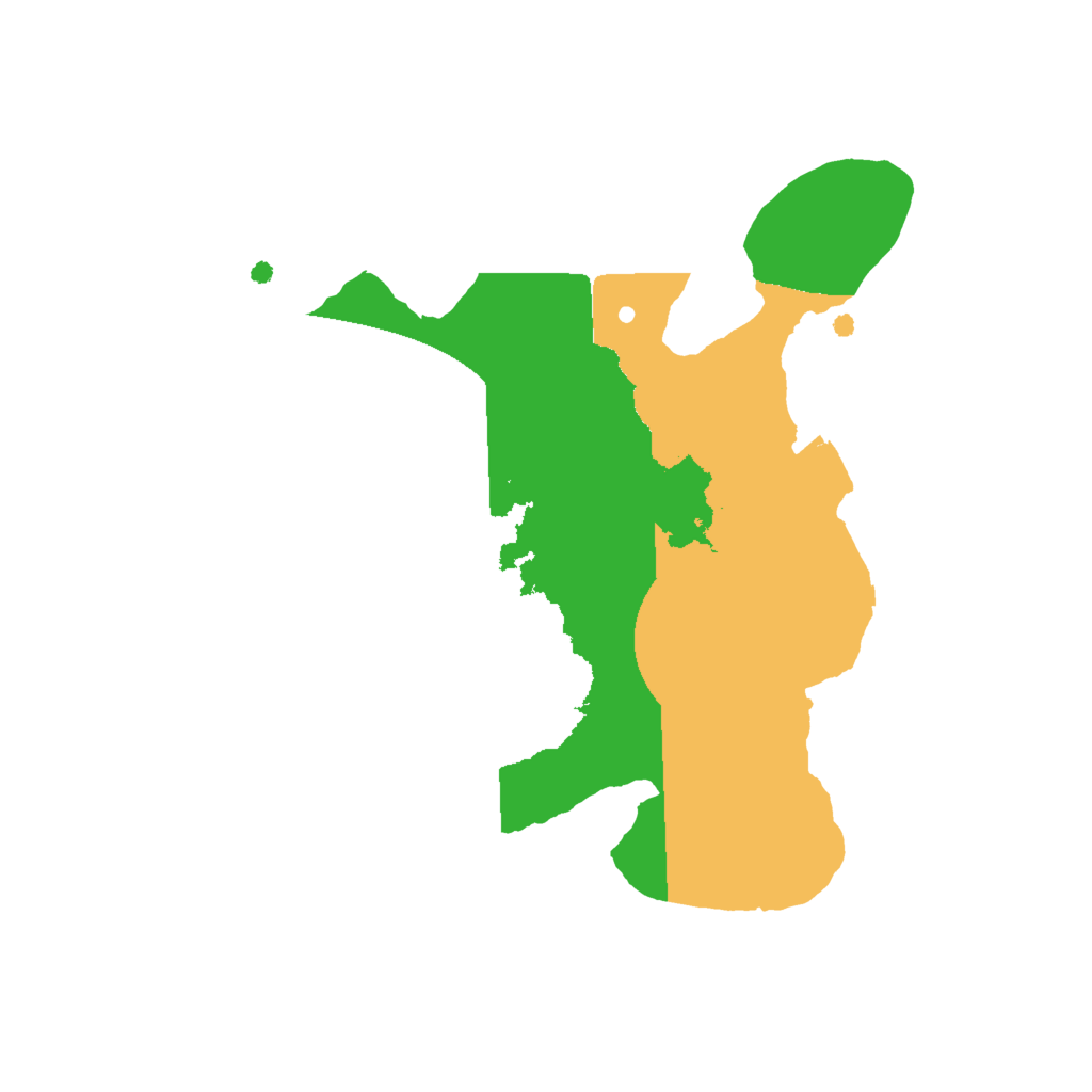 Biome Rust Map: Procedural Map, Size: 2000, Seed: 16661148