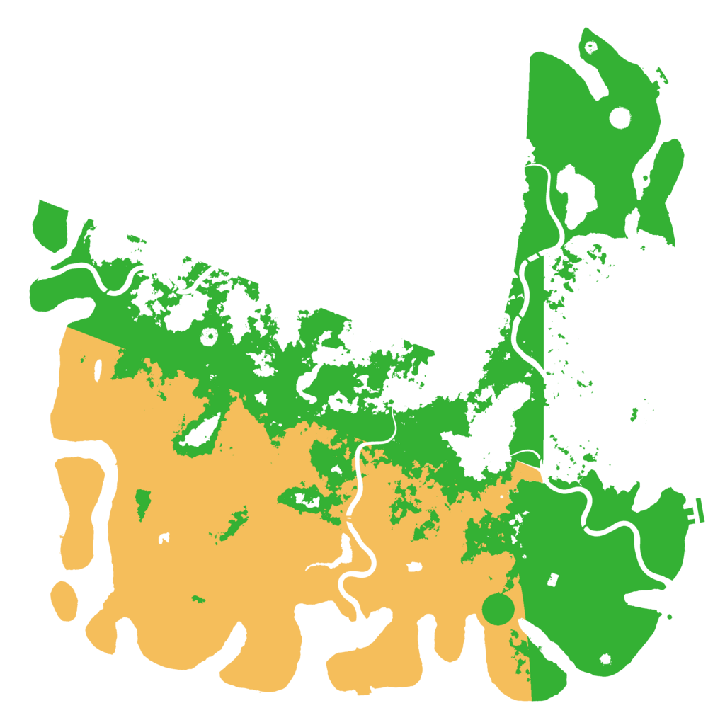 Biome Rust Map: Procedural Map, Size: 6000, Seed: 525994024