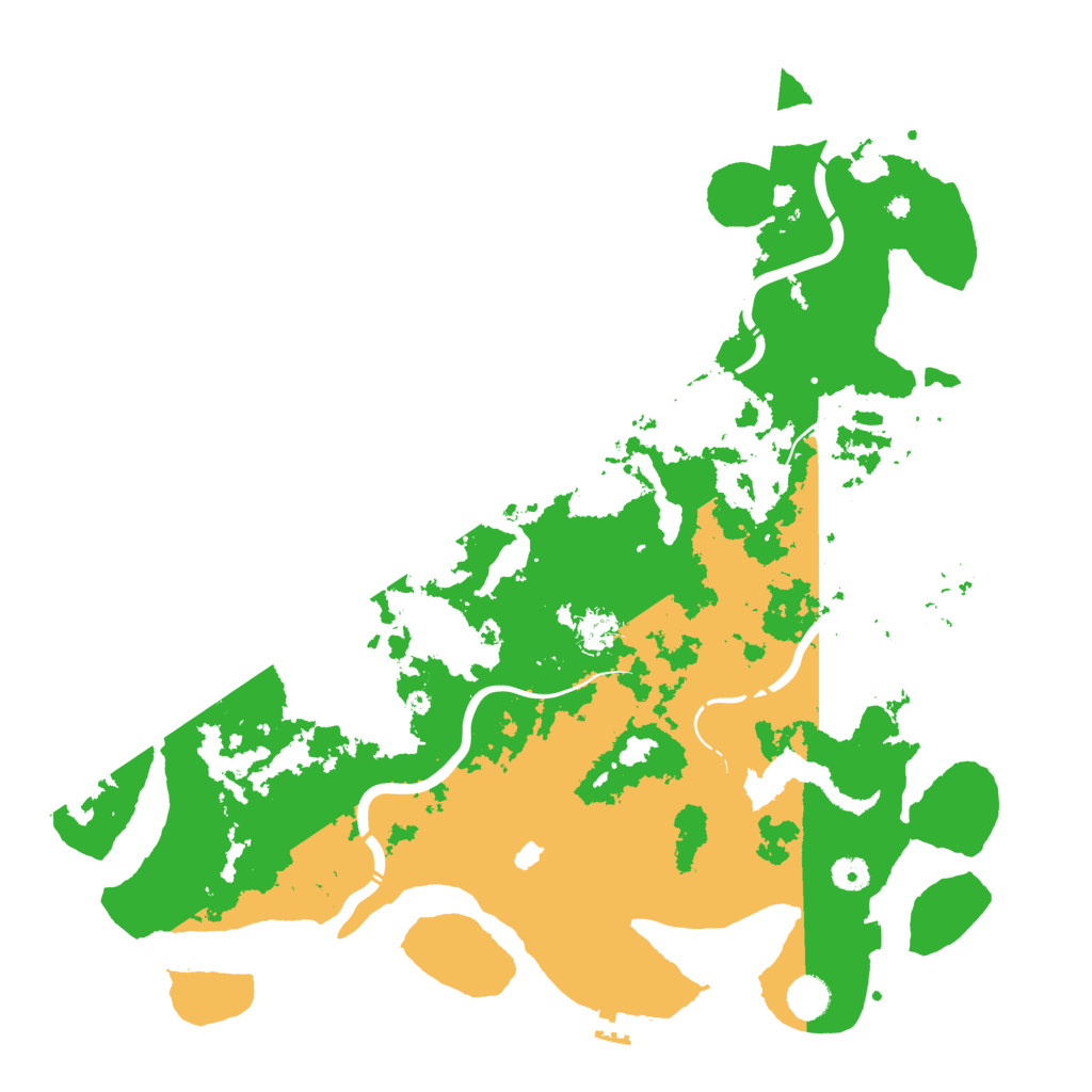 Biome Rust Map: Procedural Map, Size: 4500, Seed: 1517701102