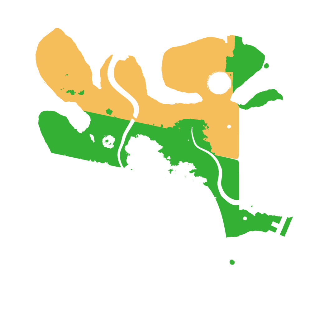 Biome Rust Map: Procedural Map, Size: 2500, Seed: 1141532256