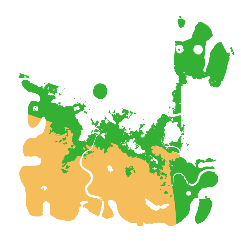 Biome Rust Map: Procedural Map, Size: 4500, Seed: 854108047