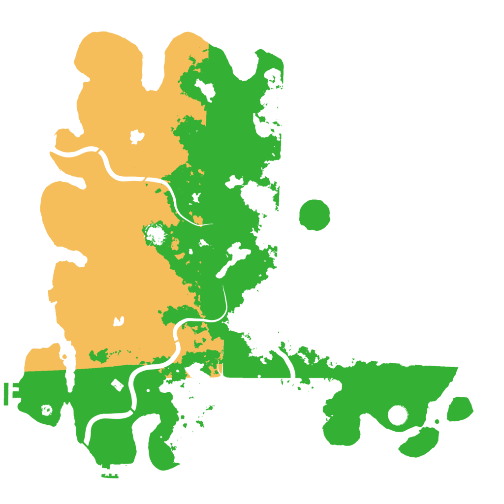 Biome Rust Map: Procedural Map, Size: 4500, Seed: 812951950