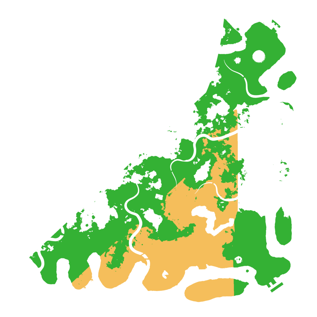 Biome Rust Map: Procedural Map, Size: 4500, Seed: 124511707