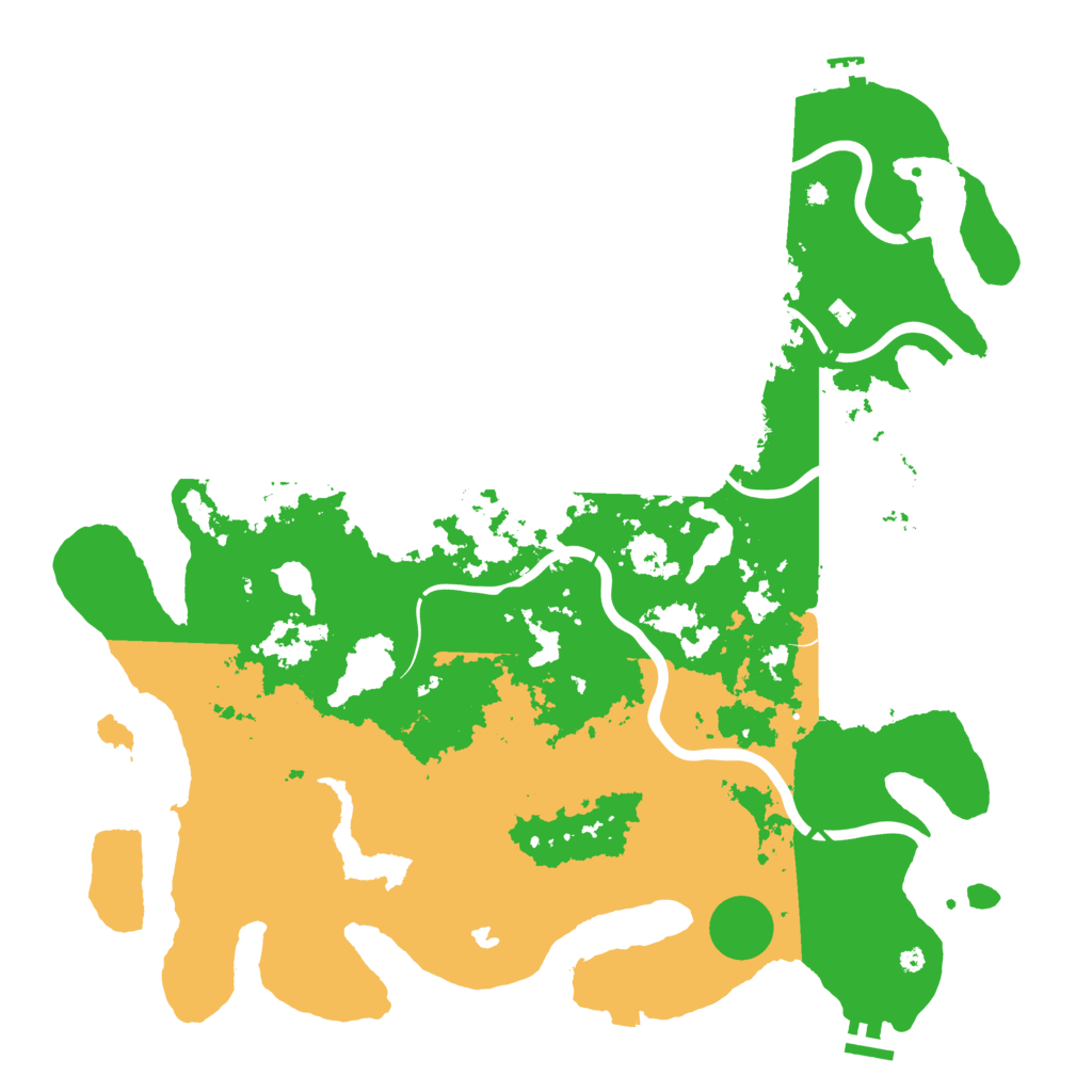 Biome Rust Map: Procedural Map, Size: 4500, Seed: 553441793
