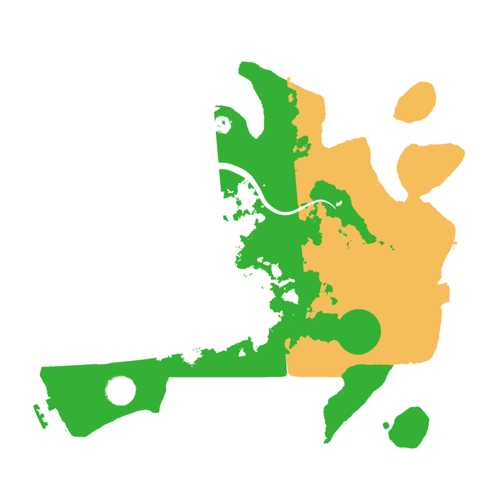 Biome Rust Map: Procedural Map, Size: 3000, Seed: 711532697