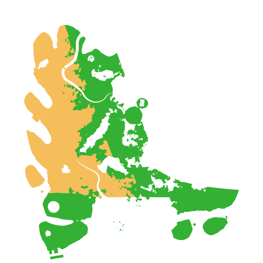 Biome Rust Map: Procedural Map, Size: 4000, Seed: 98131733