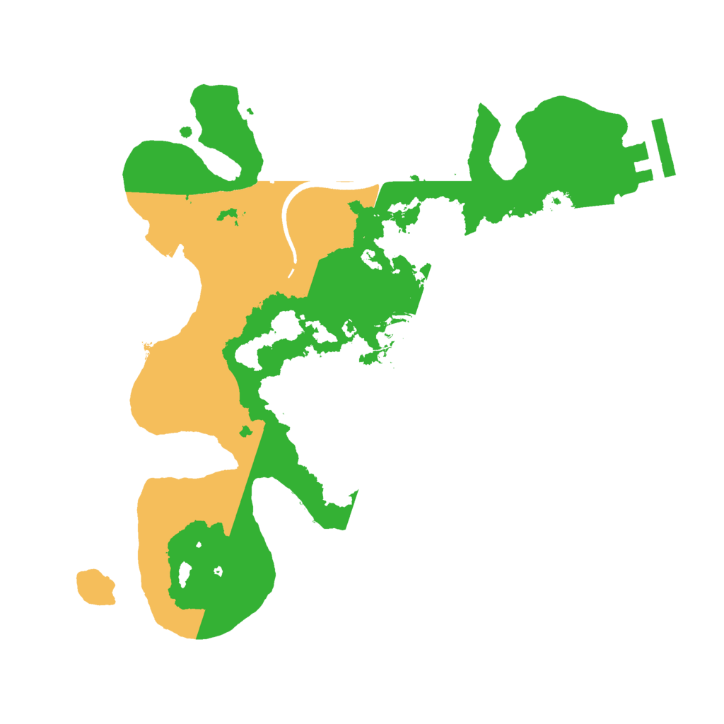 Biome Rust Map: Procedural Map, Size: 2500, Seed: 1148969464