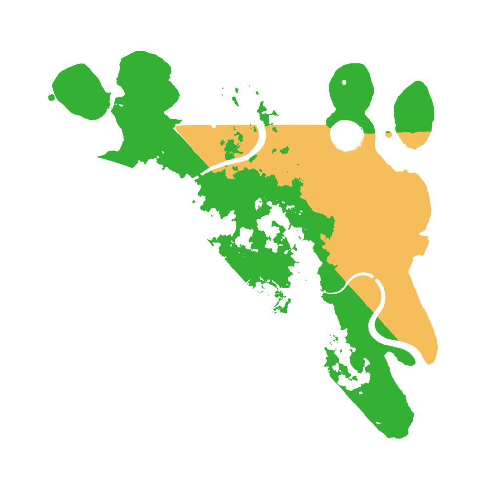 Biome Rust Map: Procedural Map, Size: 2900, Seed: 867132417