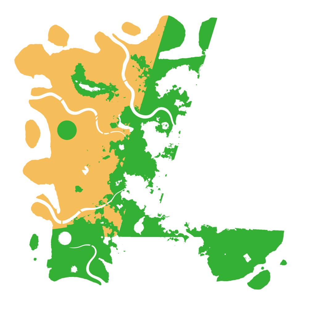 Biome Rust Map: Procedural Map, Size: 4300, Seed: 18875