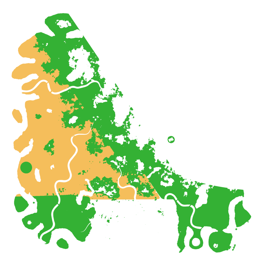 Biome Rust Map: Procedural Map, Size: 6000, Seed: 811061014