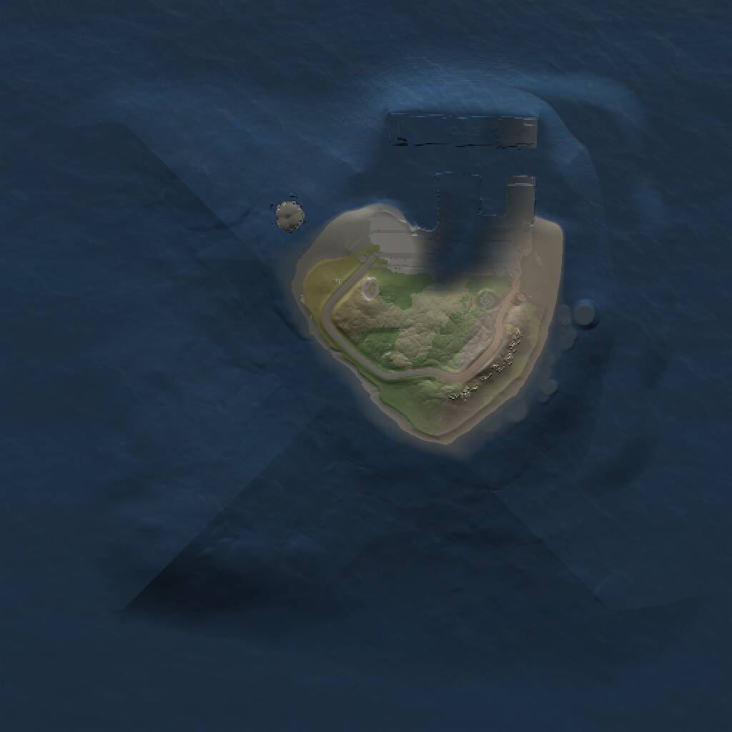 Rust Map: Procedural Map, Size: 1000, Seed: 336545462, 2 Monuments