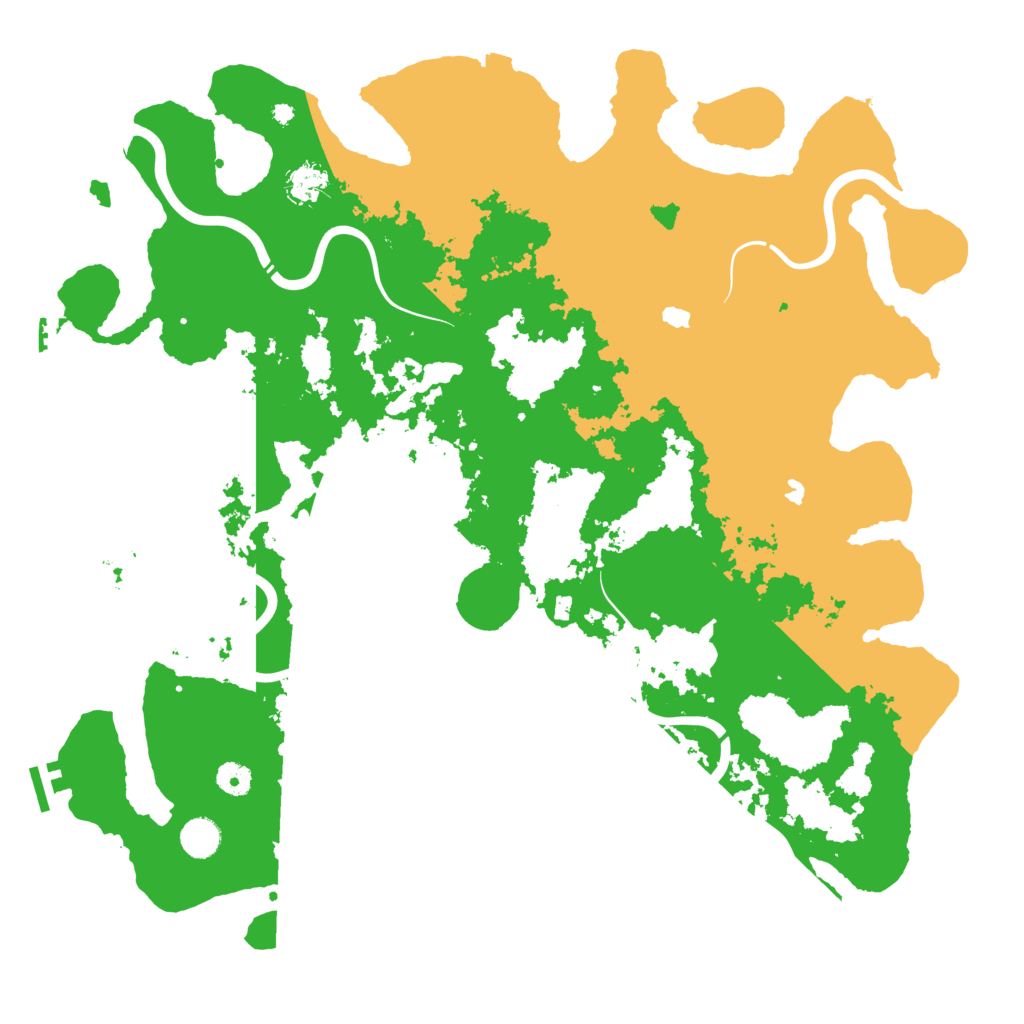 Biome Rust Map: Procedural Map, Size: 4500, Seed: 859089957