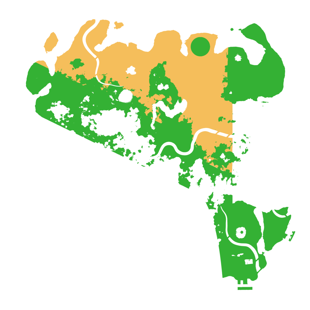Biome Rust Map: Procedural Map, Size: 4250, Seed: 1275041663
