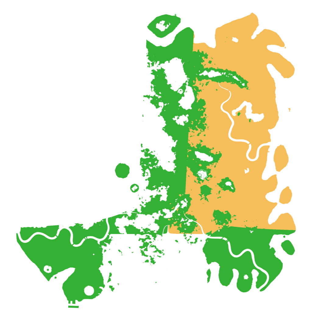Biome Rust Map: Procedural Map, Size: 6000, Seed: 987654320