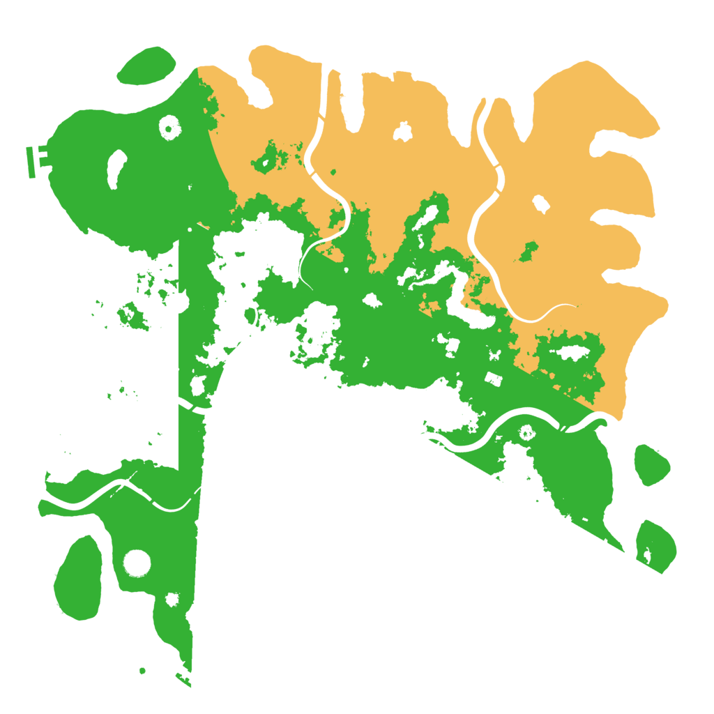 Biome Rust Map: Procedural Map, Size: 4600, Seed: 513458346