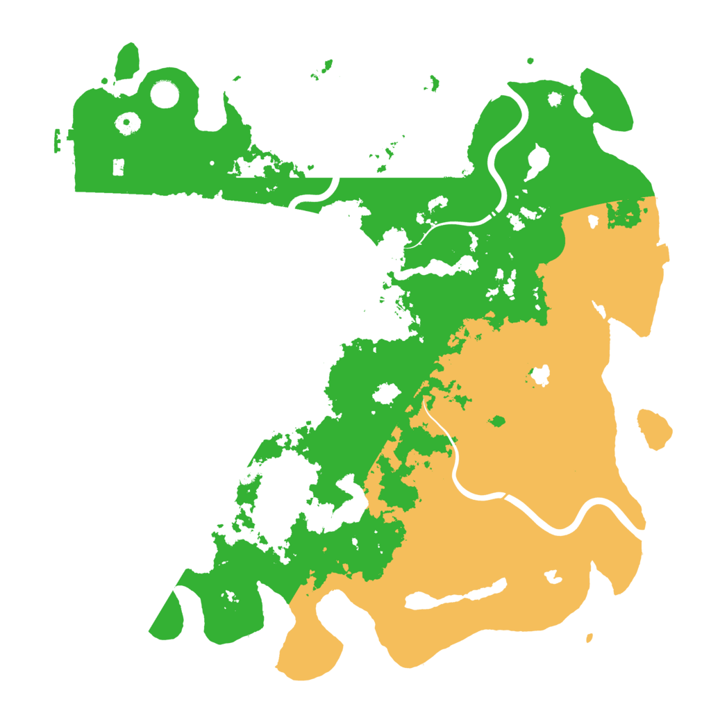 Biome Rust Map: Procedural Map, Size: 4500, Seed: 449725050
