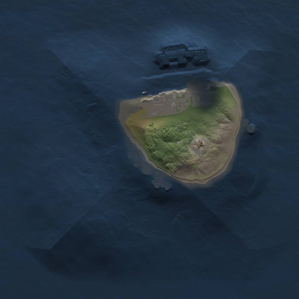 Rust Map: Procedural Map, Size: 1000, Seed: 453705276, 2 Monuments