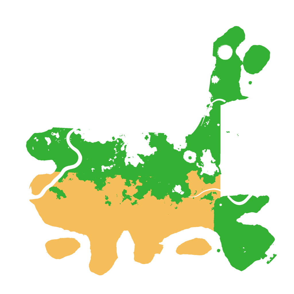 Biome Rust Map: Procedural Map, Size: 3500, Seed: 1611941204