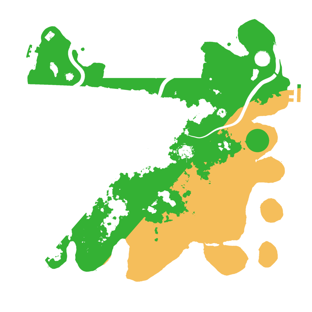 Biome Rust Map: Procedural Map, Size: 3550, Seed: 3121989