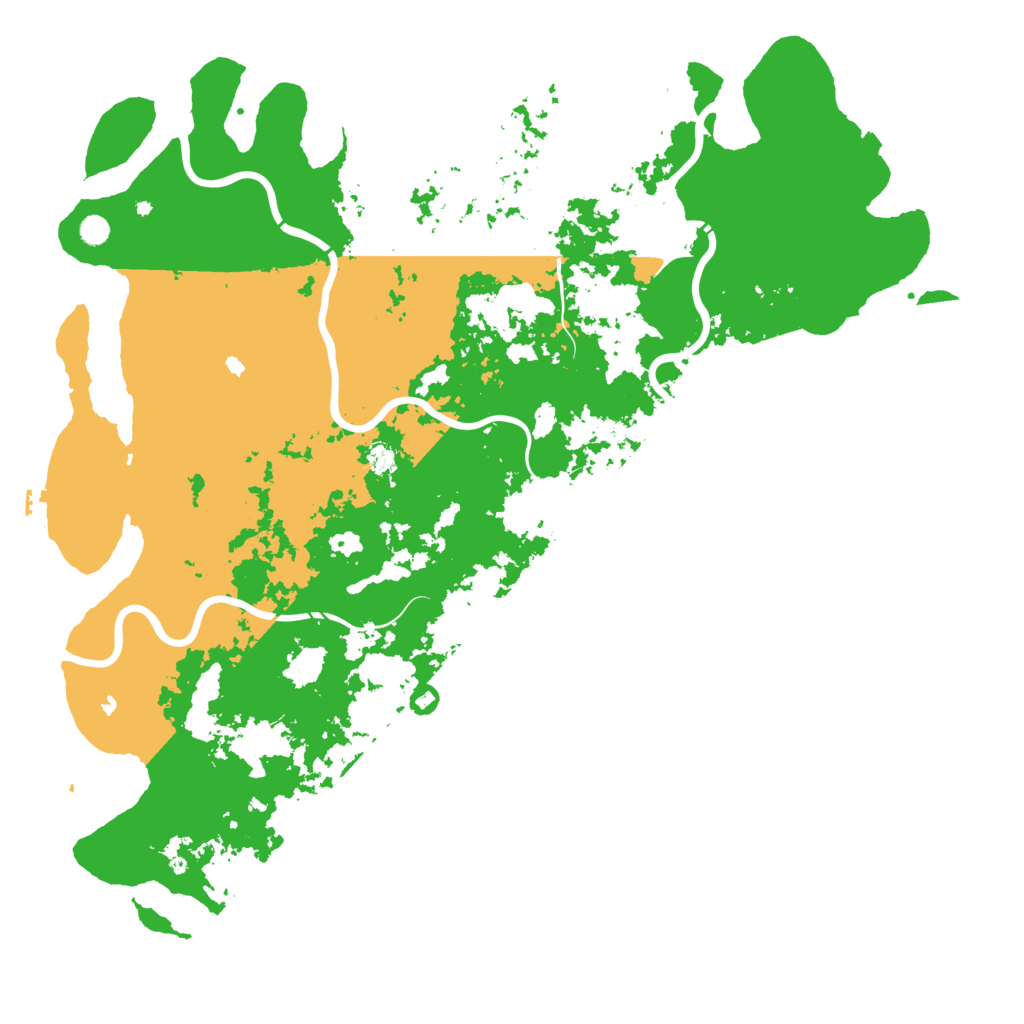 Biome Rust Map: Procedural Map, Size: 6000, Seed: 454