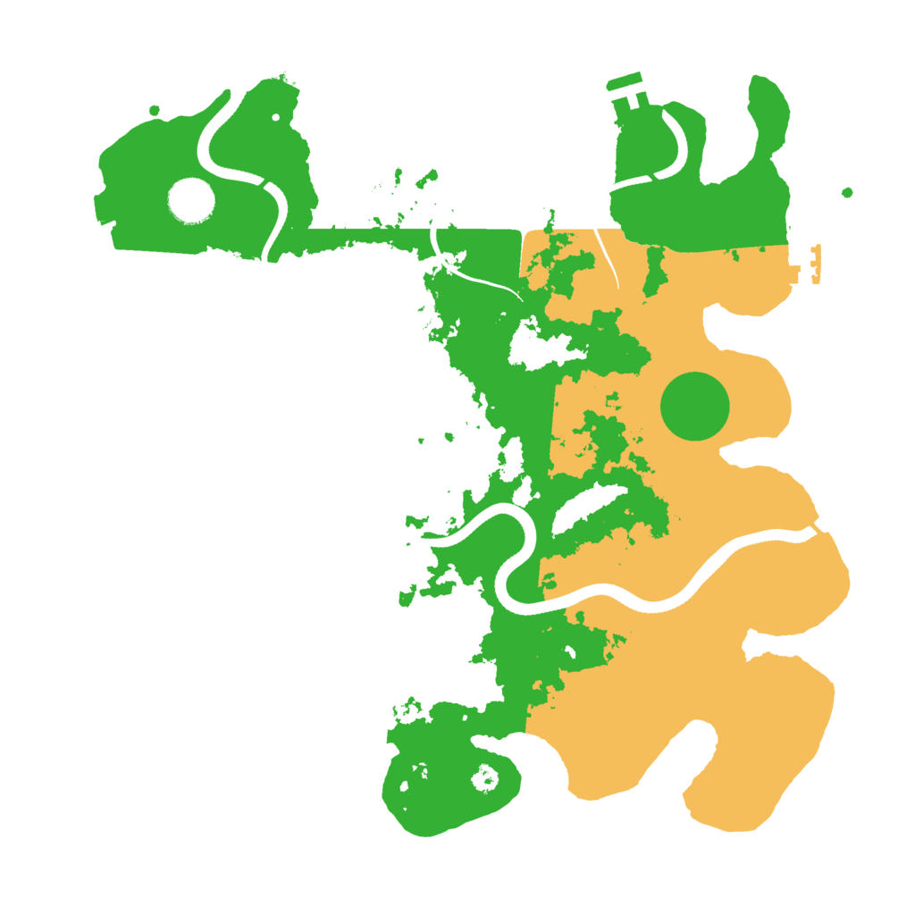 Biome Rust Map: Procedural Map, Size: 3500, Seed: 1468120040