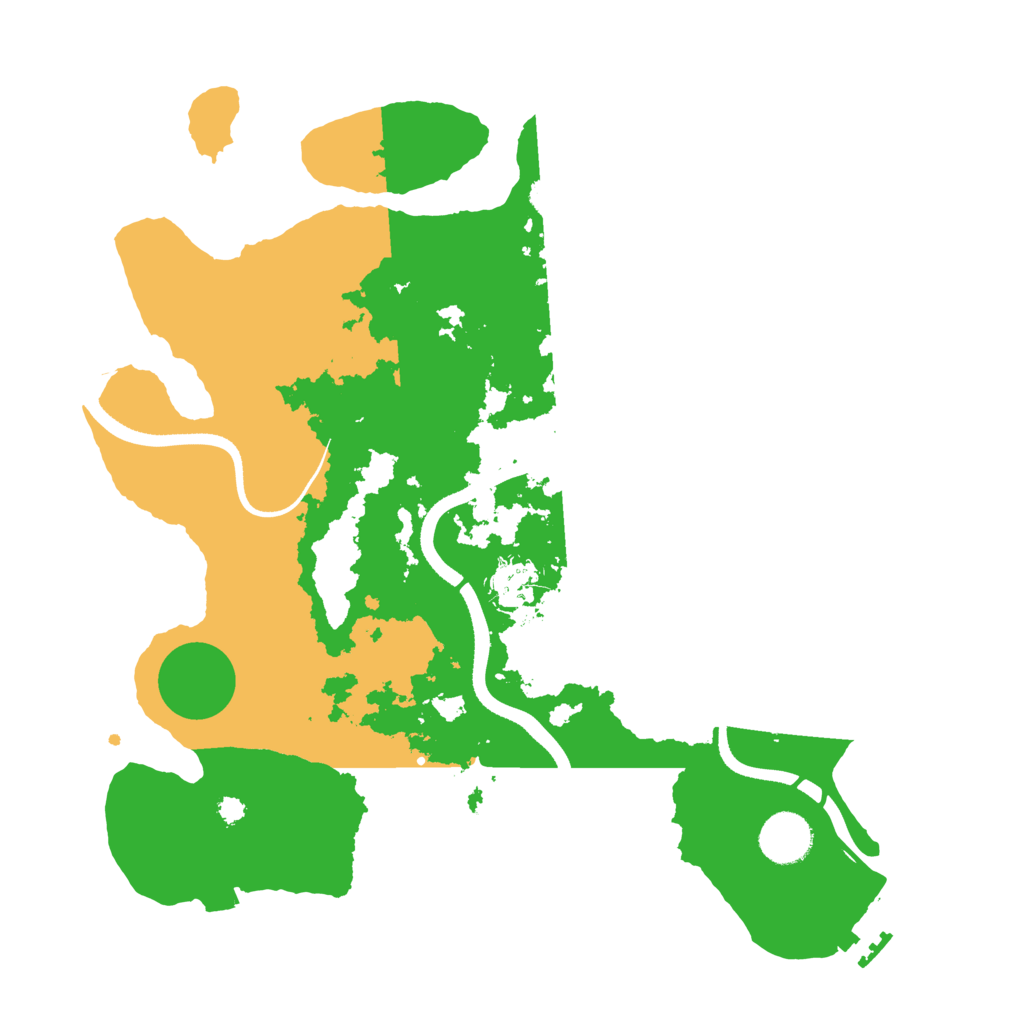 Biome Rust Map: Procedural Map, Size: 3500, Seed: 589580290
