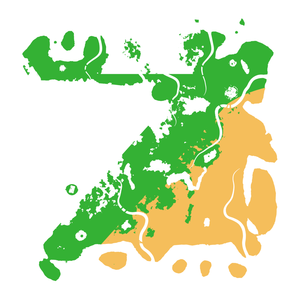 Biome Rust Map: Procedural Map, Size: 4250, Seed: 710487276