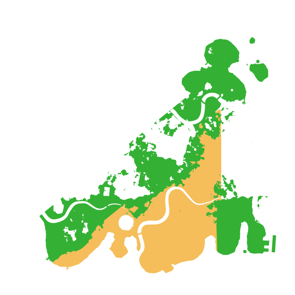 Biome Rust Map: Procedural Map, Size: 3500, Seed: 714868033