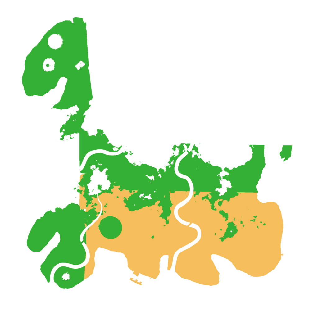 Biome Rust Map: Procedural Map, Size: 3750, Seed: 1767808288