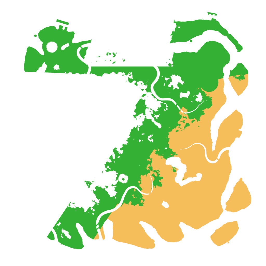 Biome Rust Map: Procedural Map, Size: 4250, Seed: 34705226