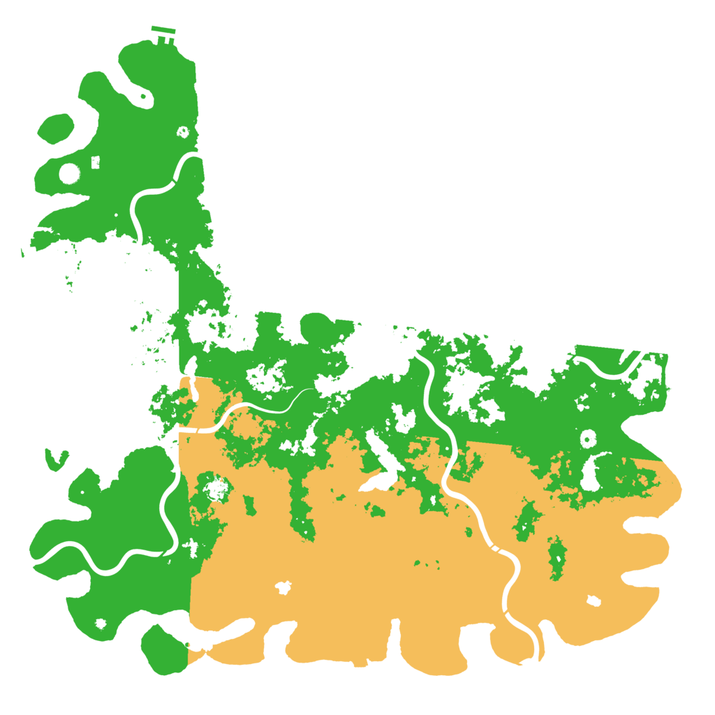 Biome Rust Map: Procedural Map, Size: 6000, Seed: 811061015