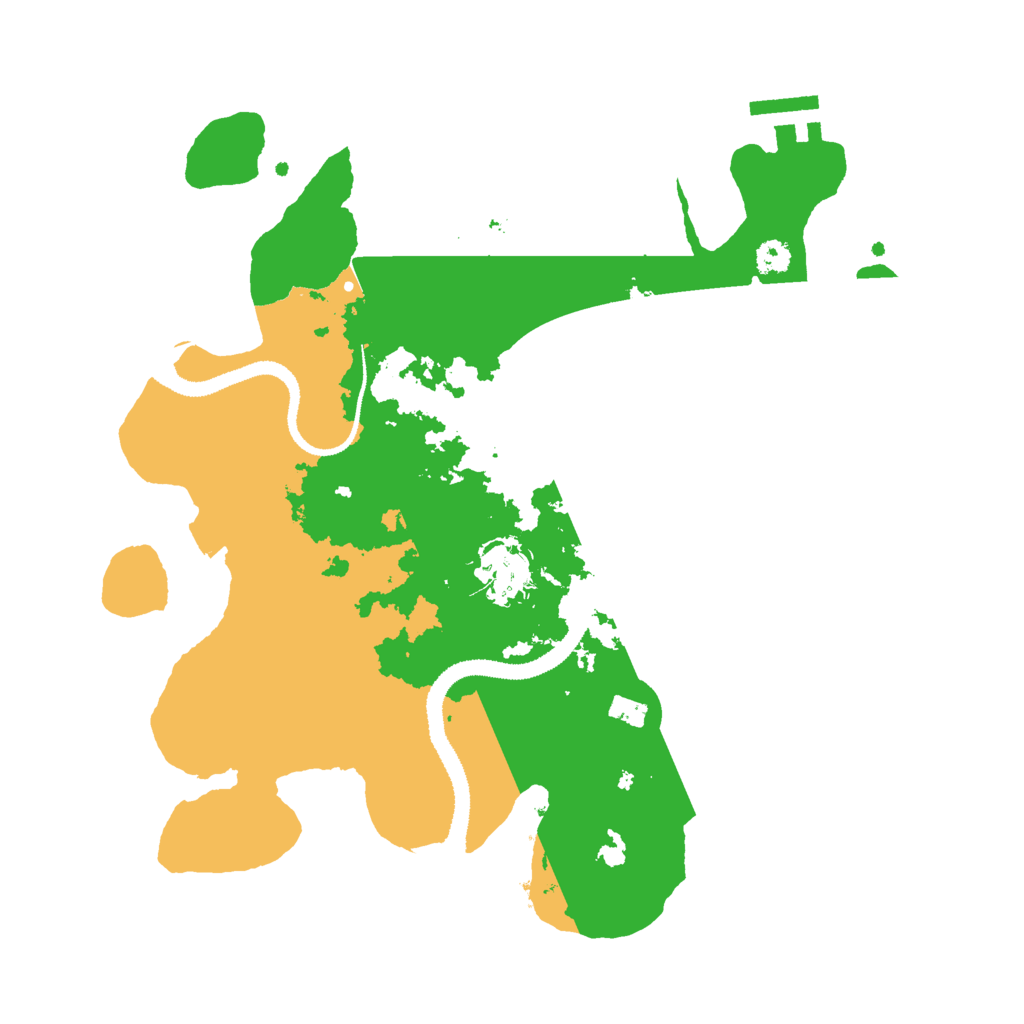 Biome Rust Map: Procedural Map, Size: 3000, Seed: 486293512