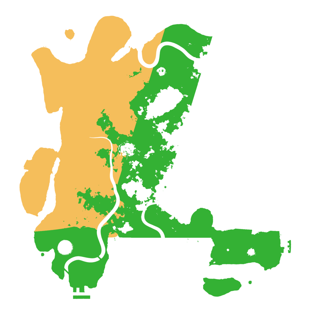 Biome Rust Map: Procedural Map, Size: 3750, Seed: 346532