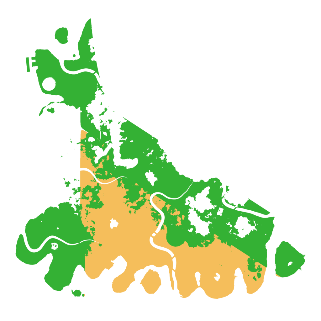 Biome Rust Map: Procedural Map, Size: 4500, Seed: 7479743