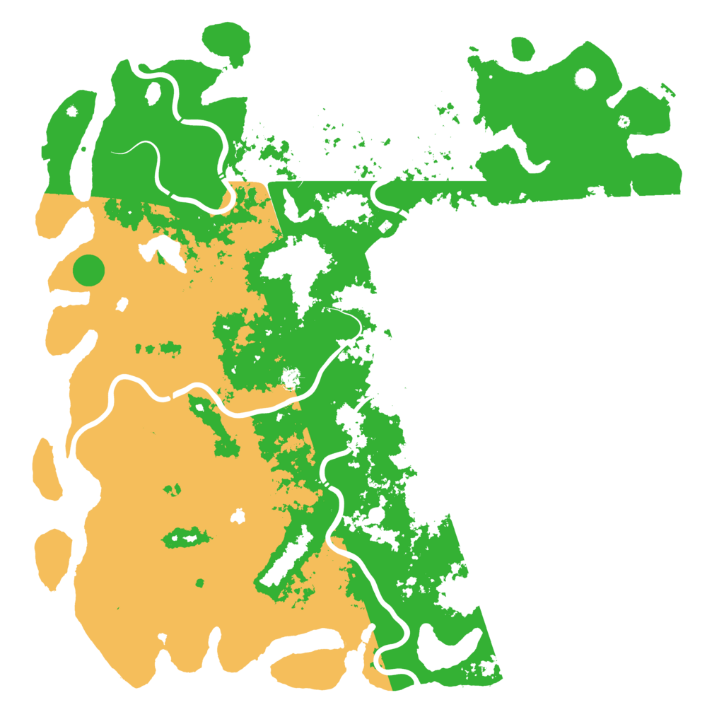 Biome Rust Map: Procedural Map, Size: 6000, Seed: 811061016