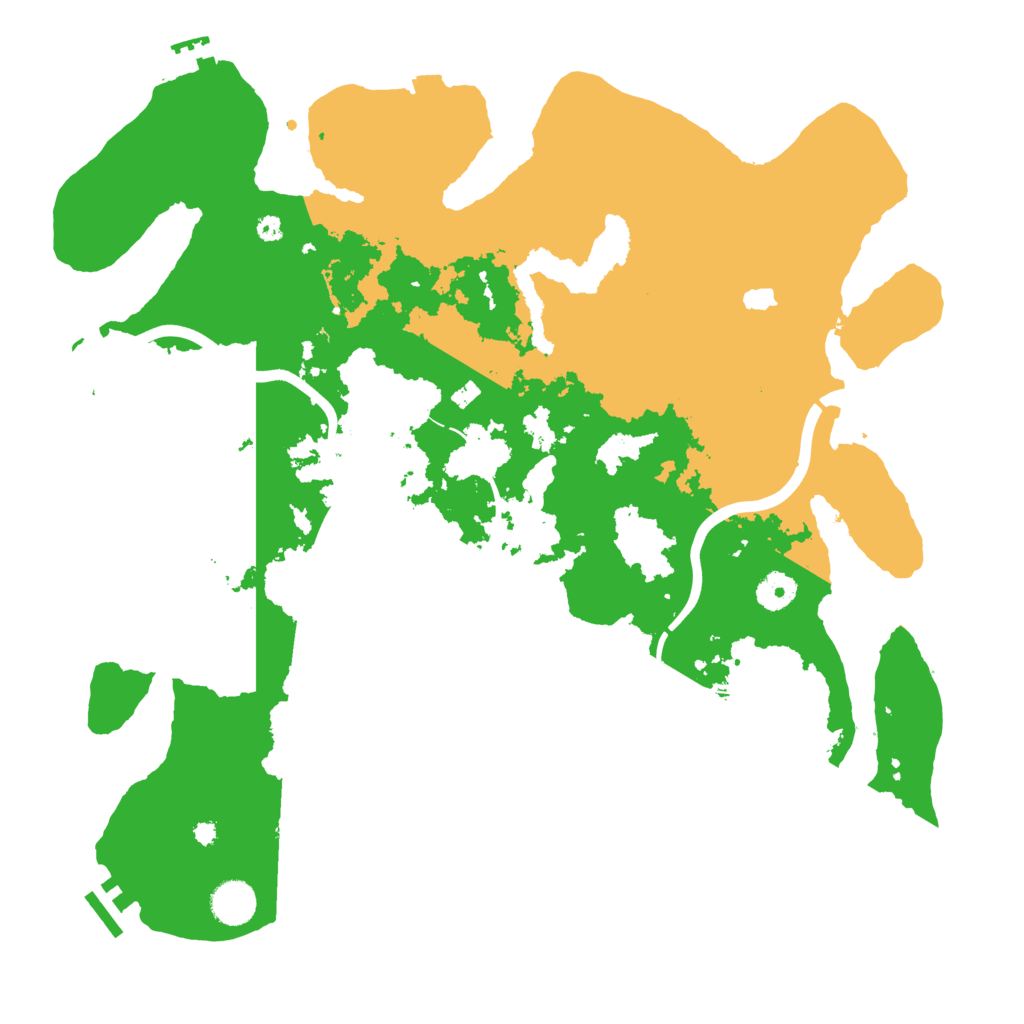Biome Rust Map: Procedural Map, Size: 4000, Seed: 15324523