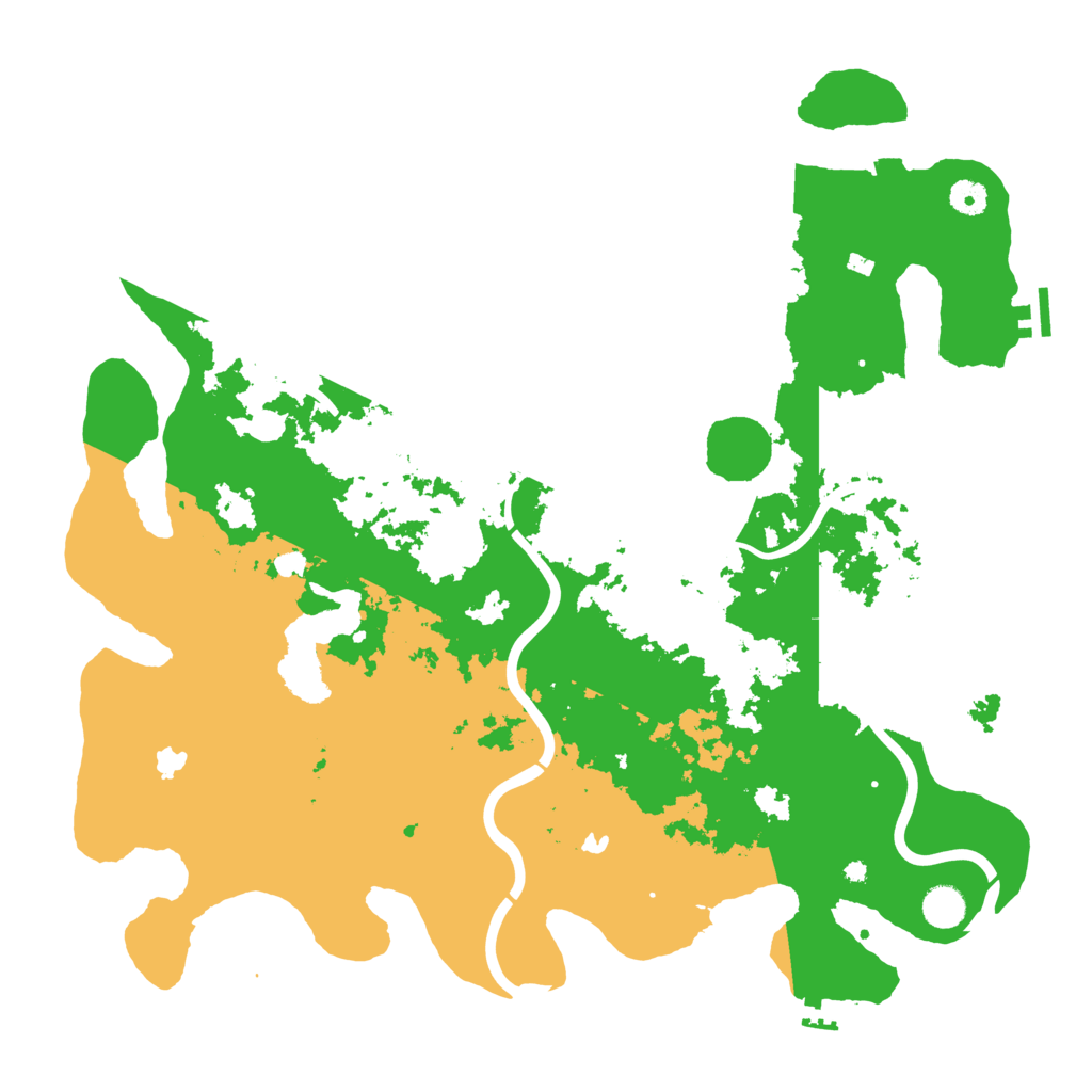 Biome Rust Map: Procedural Map, Size: 4500, Seed: 473962782